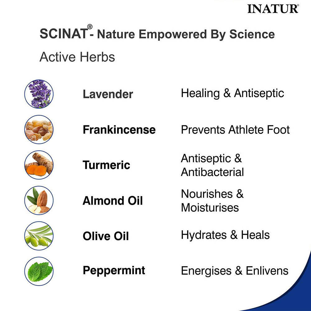 Inatur Foot Cream Revitalises & Soothes Cracked Feet