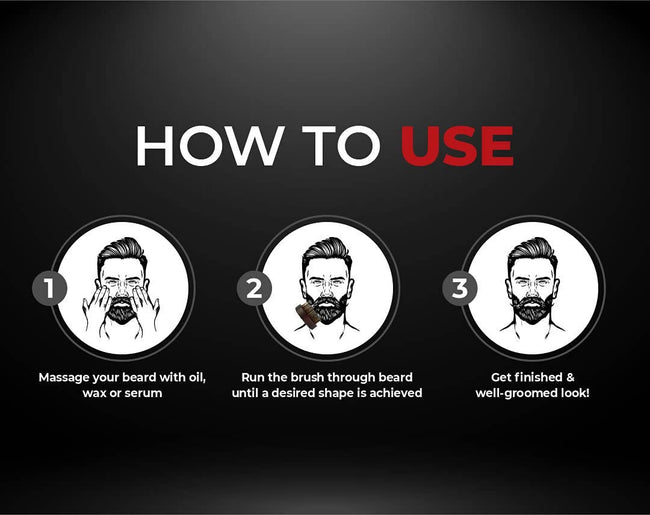 Beardo BOAR Bristle Beard Brush Main Image