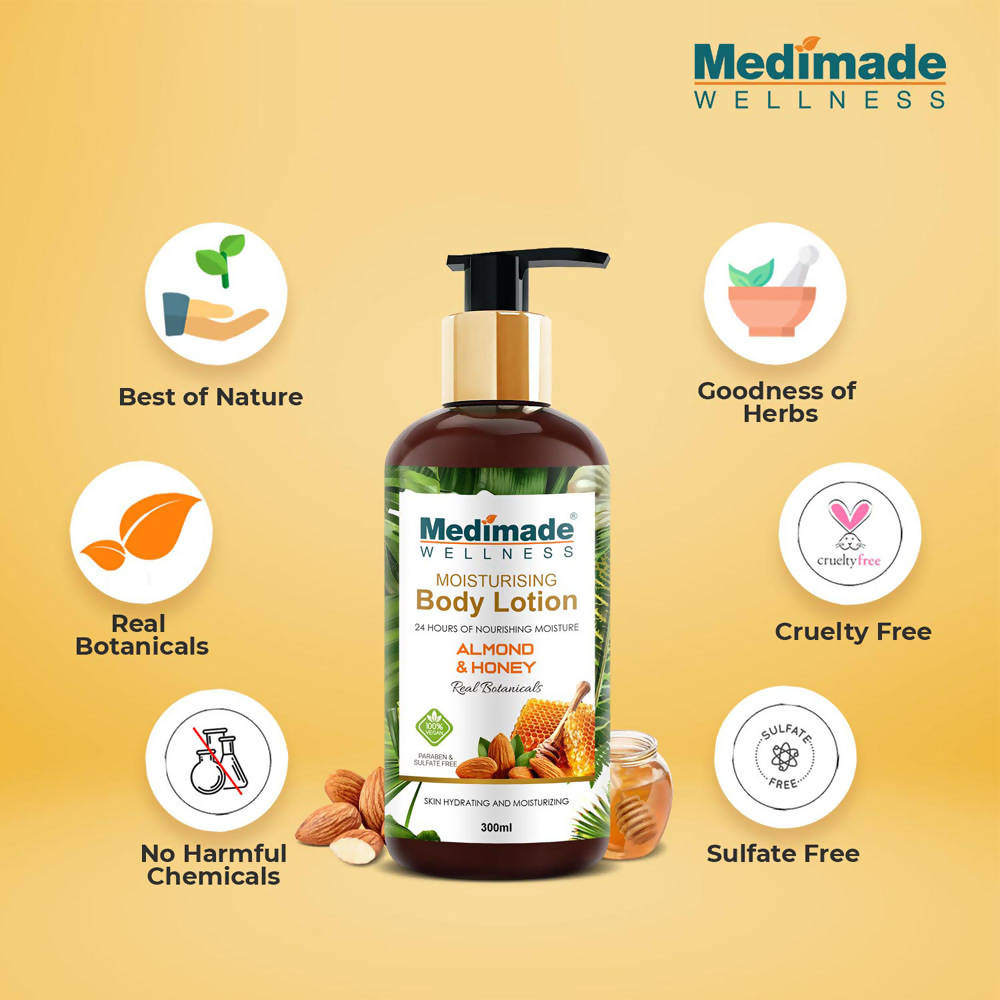 Medimade Wellness Almond and Honey Moisturising Body Lotion