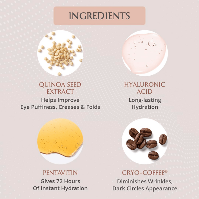 AreoVeda Under Eye Serum With CryoCoffee Main Image