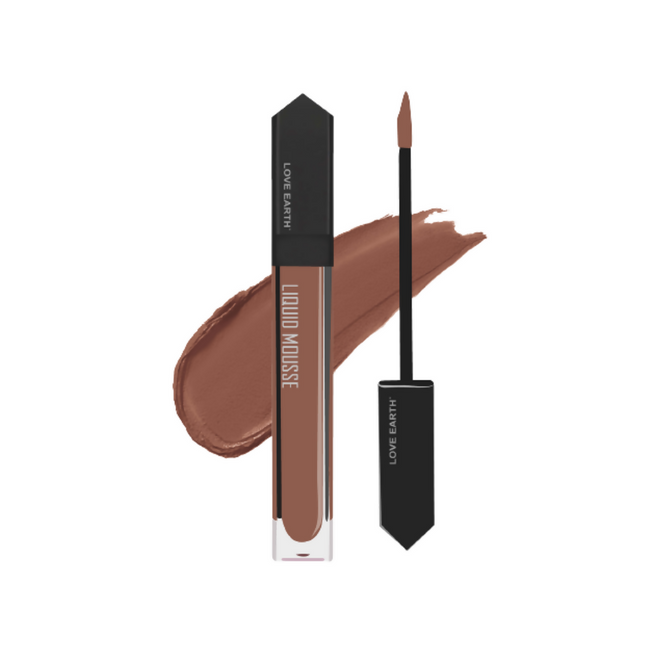 Love Earth Liquid Mousse Lipstick - Holiday Coffee Hover Image
