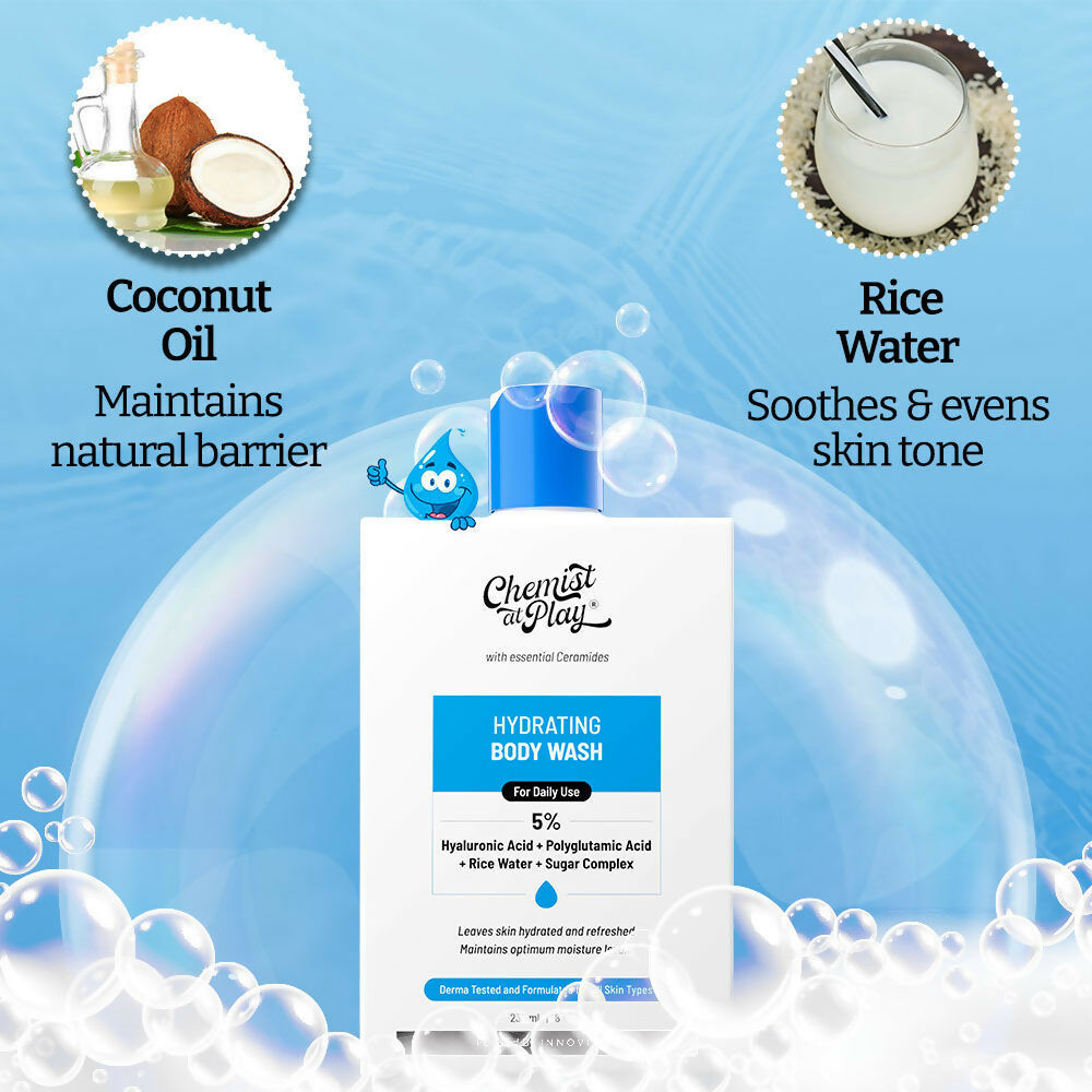 Chemist At Play Hydrating with Face Cleanser, Moisturiser & Body Wash Combo