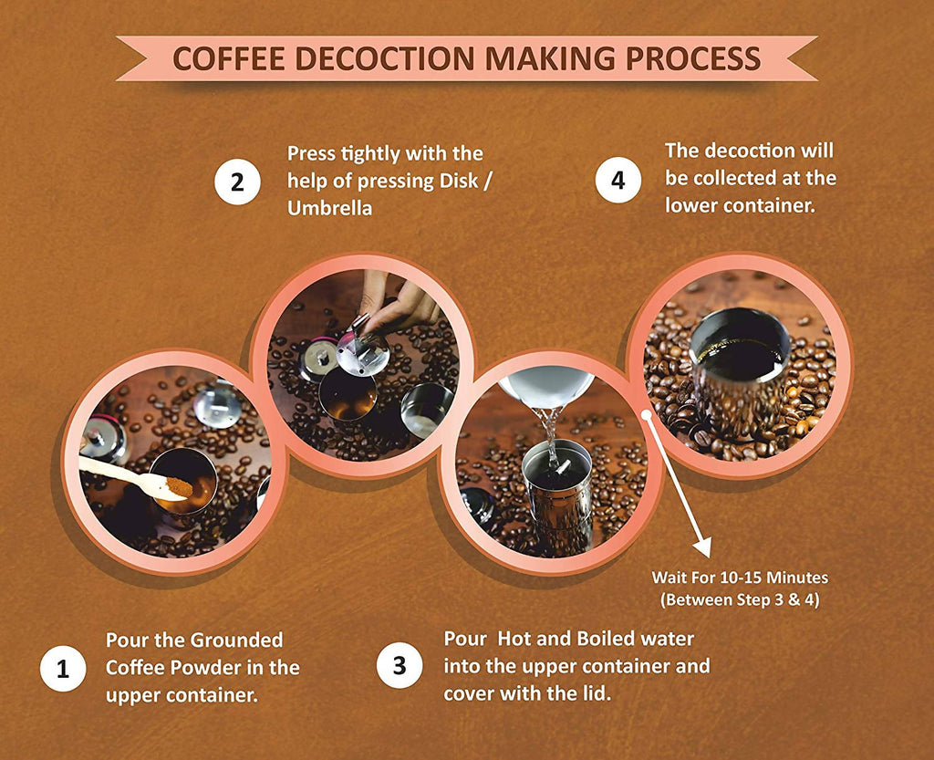 Pajaka South Indian Coffee Filter Stainless Steel Non-Electric Machine Small Size