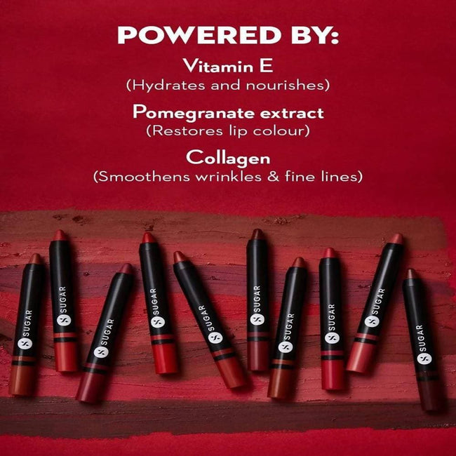 Sugar Plush Crush Creme Crayon - Red Rebel (Blue toned Red) Main Image