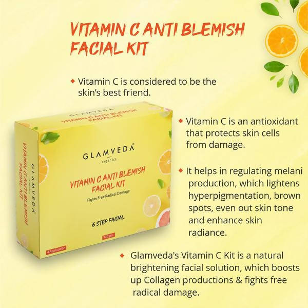Glamveda Vitamin C Anti Blemish Facial Kit