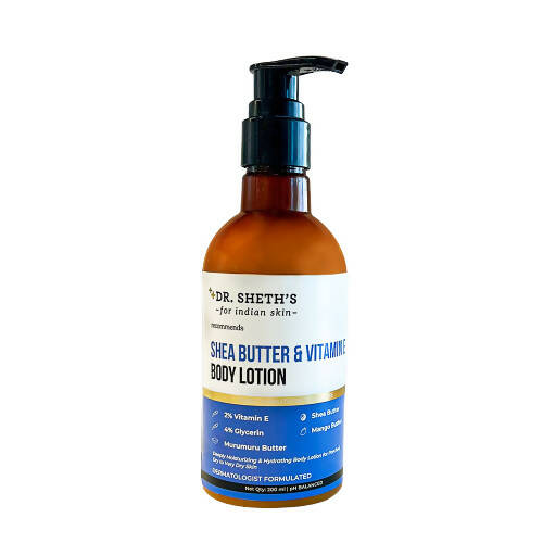 Dr. Sheth's Shea Butter & Vitamin E Body Lotion