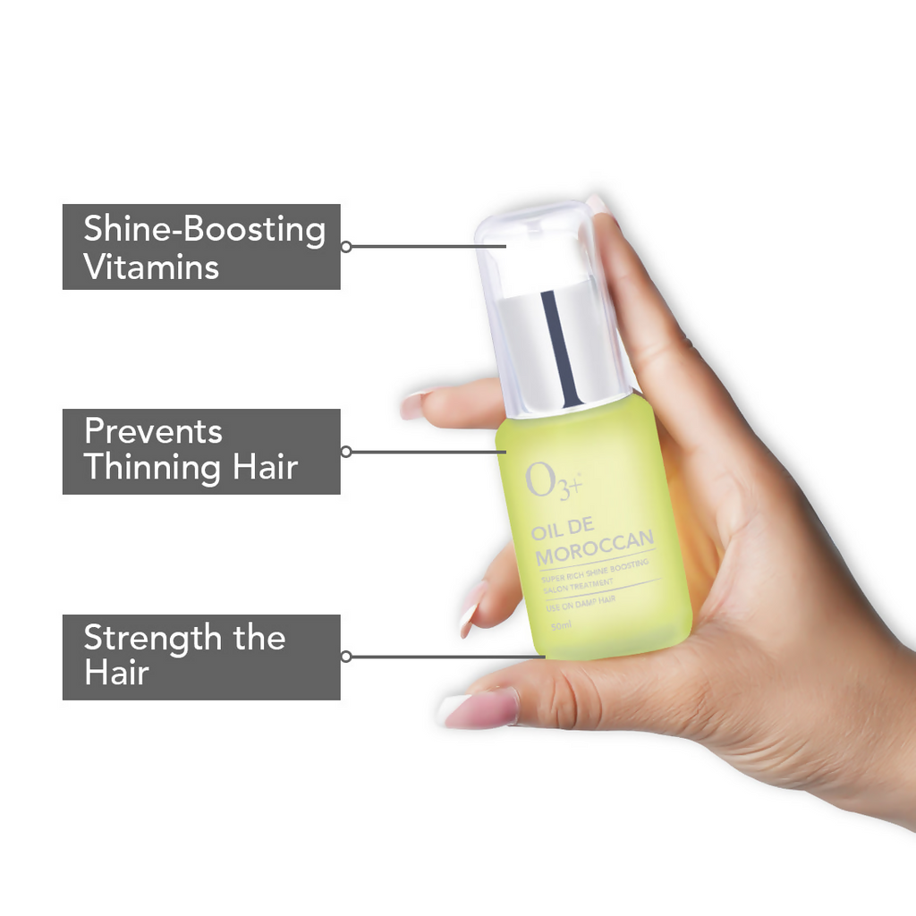 Professional O3+ Oil De Moroccan With Pure Argan Serum For All Hair Types