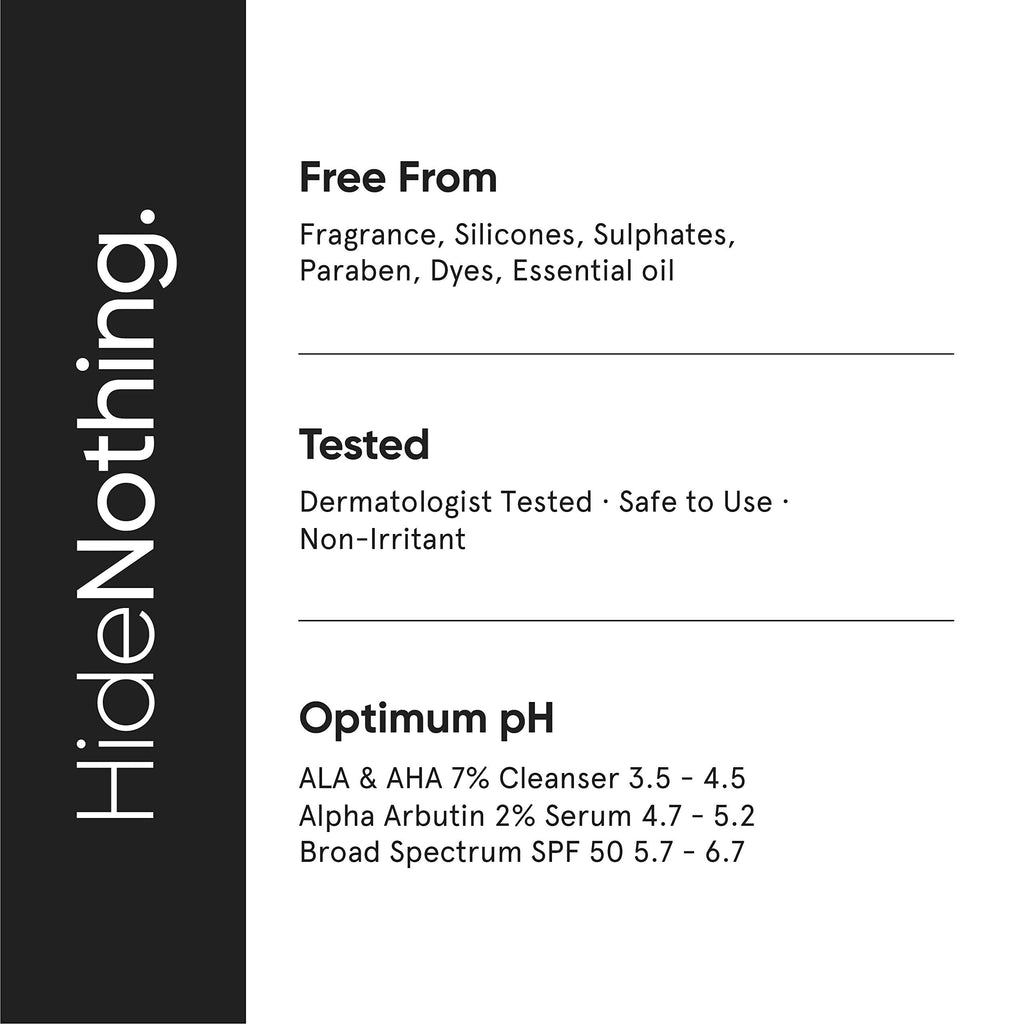 Minimalist Anti-Pigmentation Kit, Skin Care Routine Kit For Women & Men