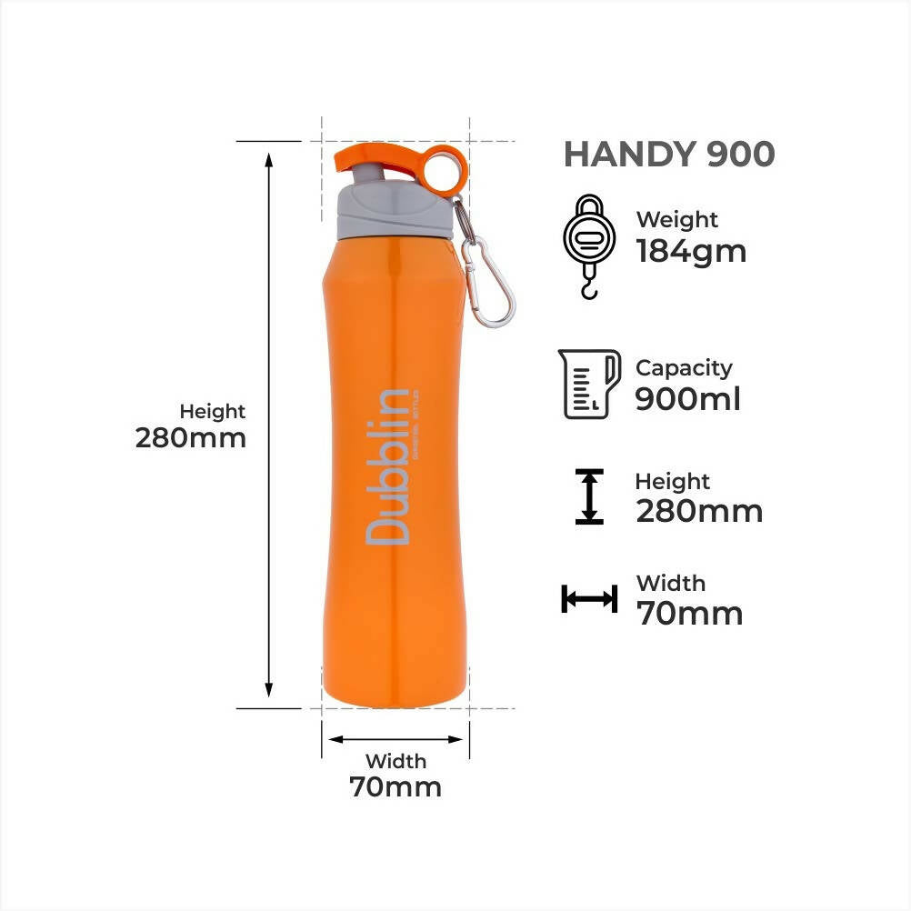 Dubblin Handy Stainless Steel Sipper Water Bottle
