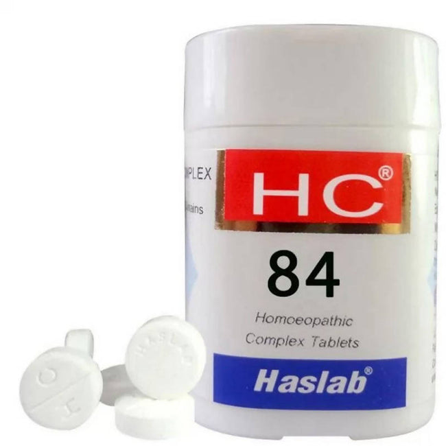 Haslab Homeopathy HC 84 Baryta Complex Tablets Hover Image