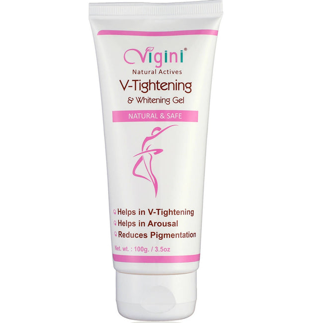 Vigini Natural Actives Vaginal V-Tightening Whitening Vagina Tight Moisturizer Lubricant Cream Gel Hover Image
