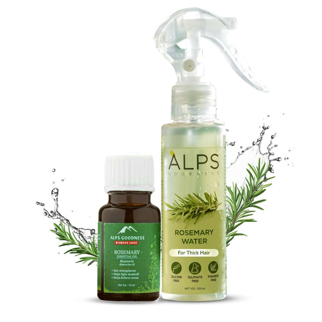 Alps Goodness Rosemary Haircare Power Duo with Rosemary Water & Rosemary Essential Oil Hover Image