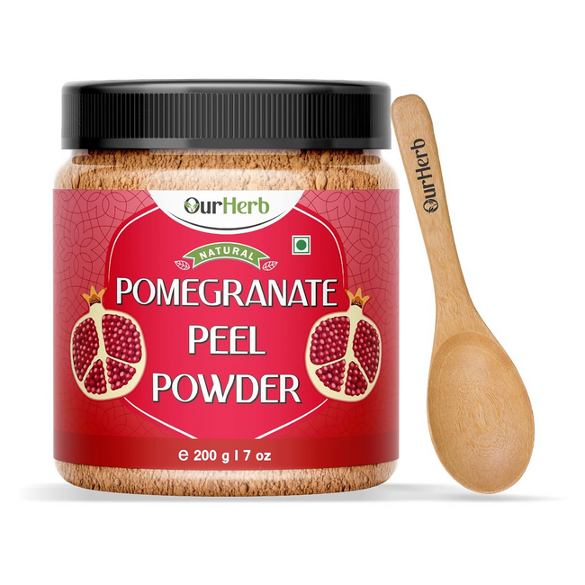OurHerb Natural & Organic Pomegranate Peel Powder For Skin Care & Hair Care Main Image