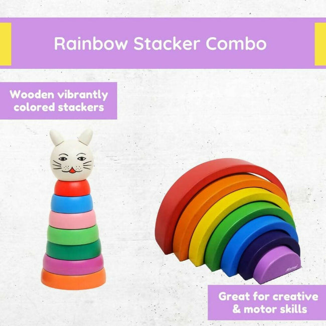 Matoyi Cat Stacker & Rainbow Stacker Combo Main Image
