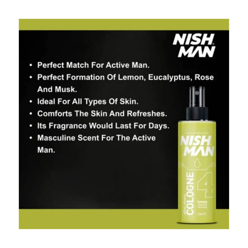 Nishman After Shave Cologne Lemon - Liquid Based