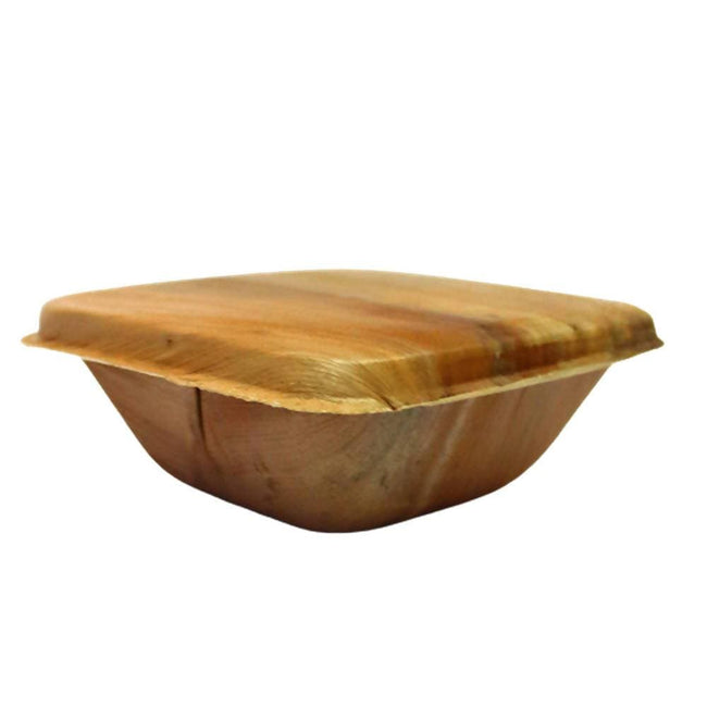 Eco Friendly Areca Leaf Tiffin Box ( Bowl With Plate) -500 ml Hover Image