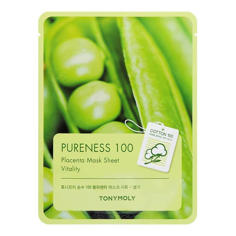 Tonymoly Pureness 100 Placenta Mask Sheet - Korean Skincare