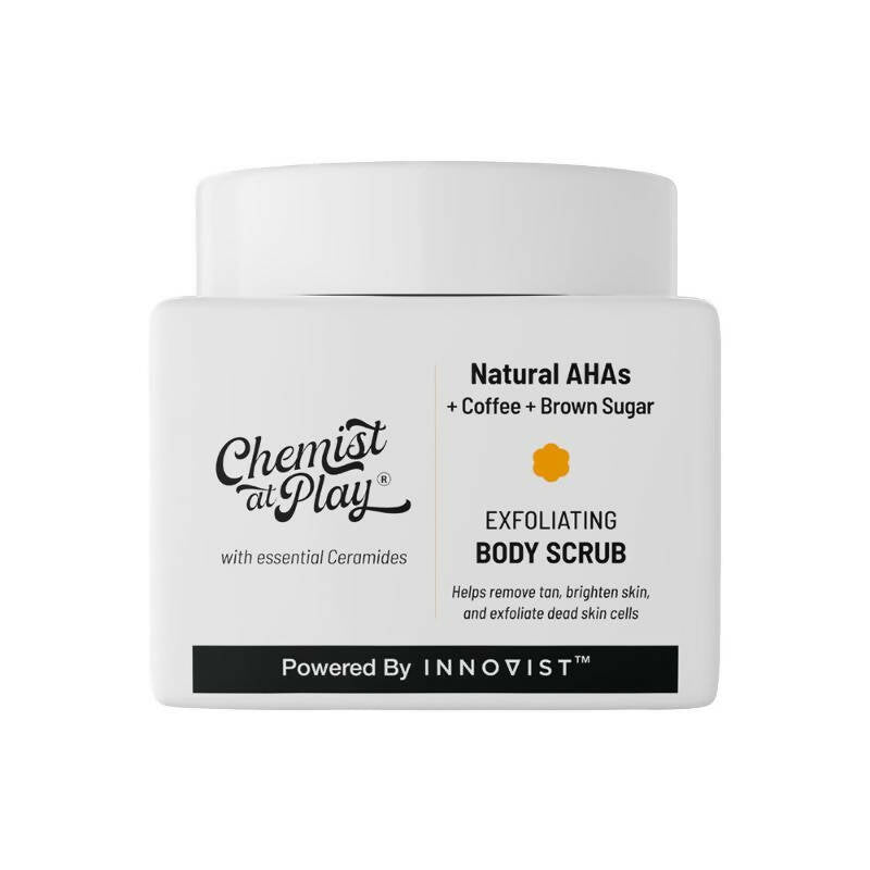 Chemist At Play Exfoliating Body Scrub For Removing Tan & Dead Skin Cells, Men & Women