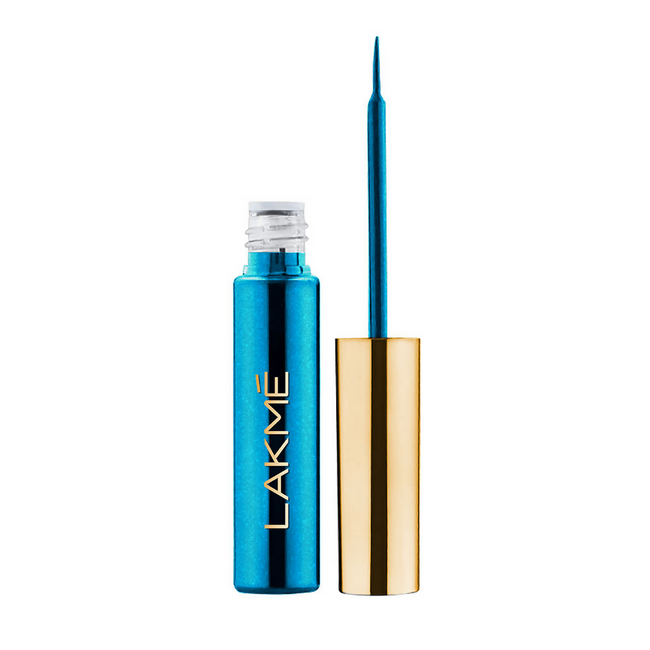 Lakme Glitterati Collection Shine Eyeliner - Daring Blue Hover Image