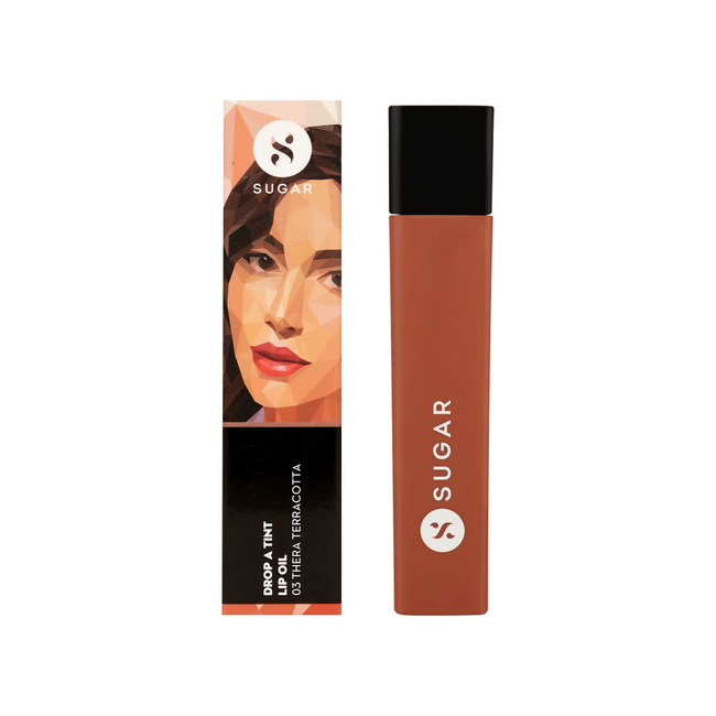 SUGAR Drop A Tint Lip Oil - 03 Thera Terracotta Hover Image