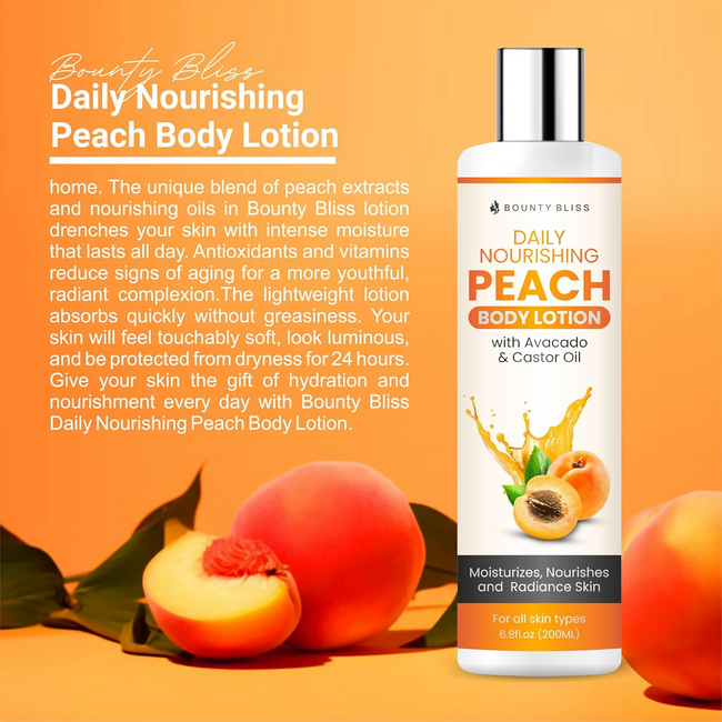 Bounty Bliss Daily Nourishing Peach Body Lotion Main Image