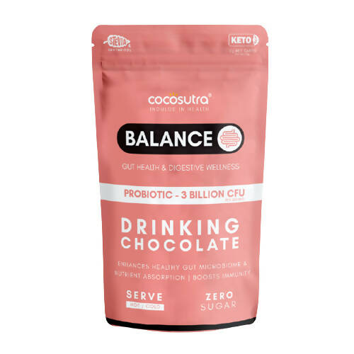 Cocosutra Lite - Balance- Sugar Free Drinking Chocolate Mix Hover Image