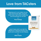 TAC - The Ayurveda Co. Nalpamaradi Serum Sheet Mask | with Aloe Vera & Sandalwood