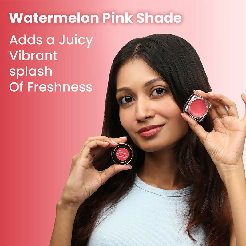 The Skin Story 100% Natural Lip Cheek Eye Tint Ayurvedic Hibiscus Moisturizing Glow - Pretty Pink