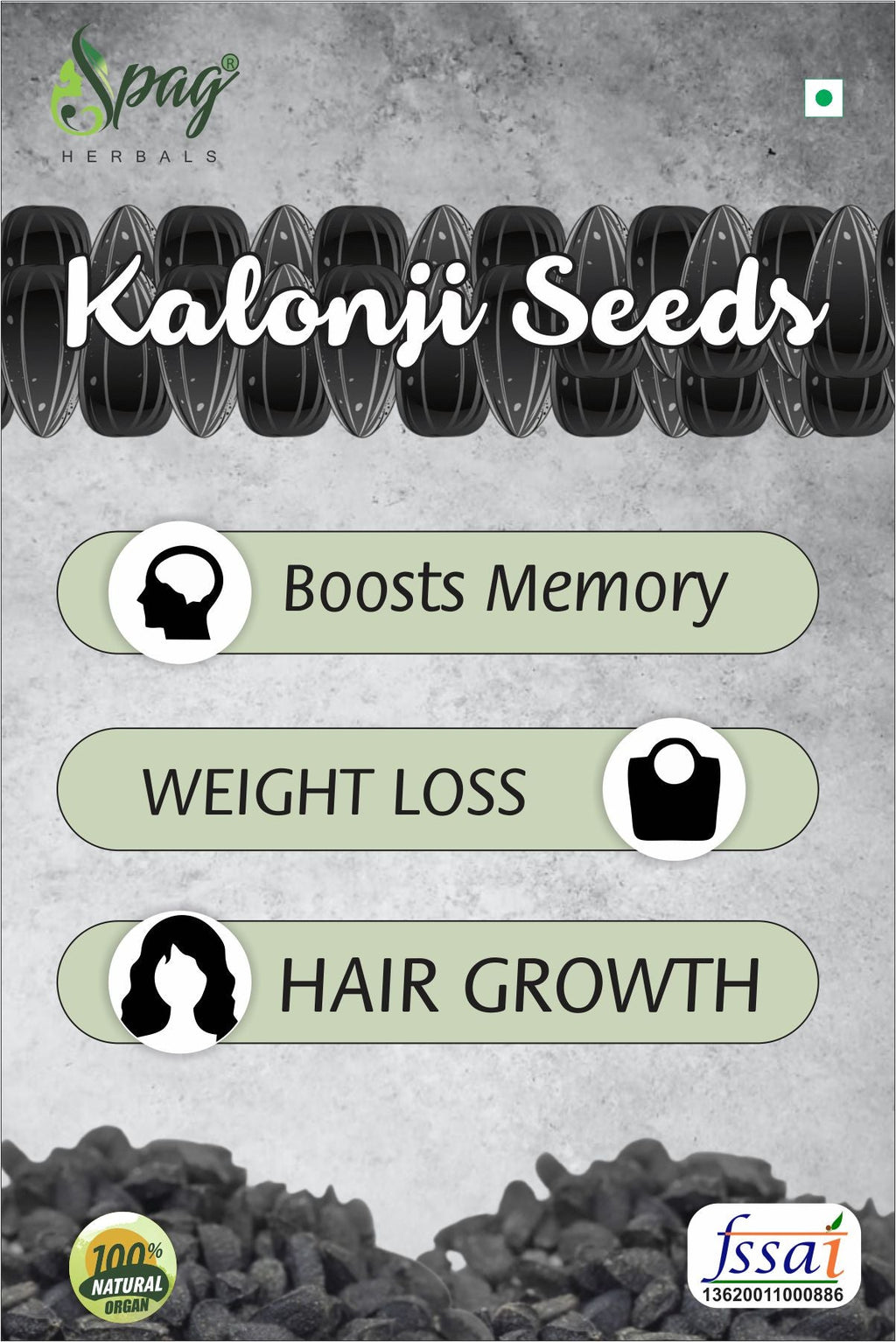 Spag Herbals Kalonji Seeds