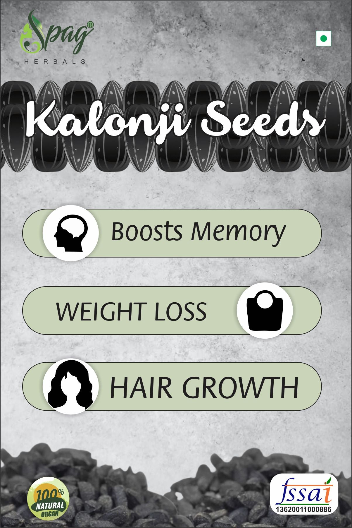 Spag Herbals Kalonji Seeds