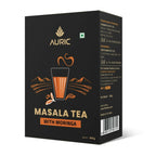 Auric Kadak Moringa Masala Tea - Black Tea from Assam & Darjeeling with Real Spices (Cardamom, Ginger, Black Pepper)