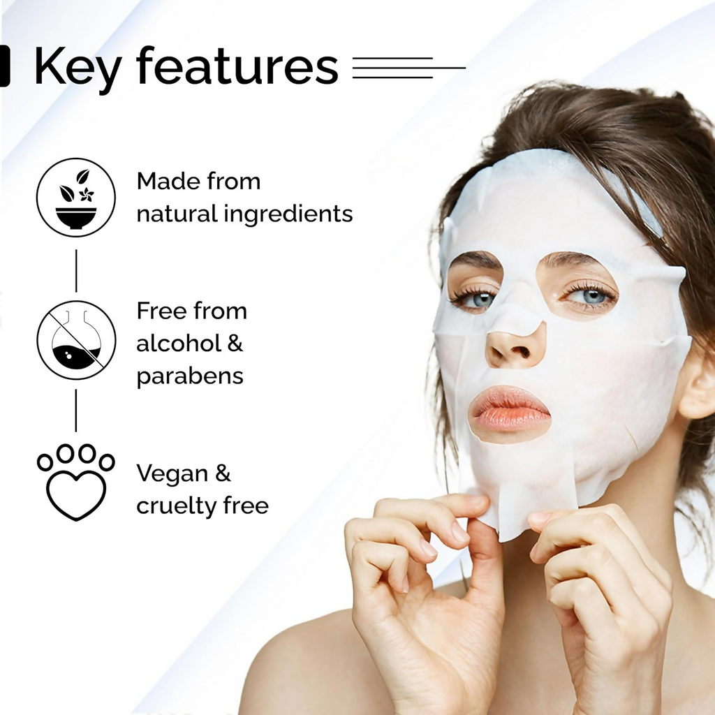 Pyoura Tulsi Healing Face Sheet Mask