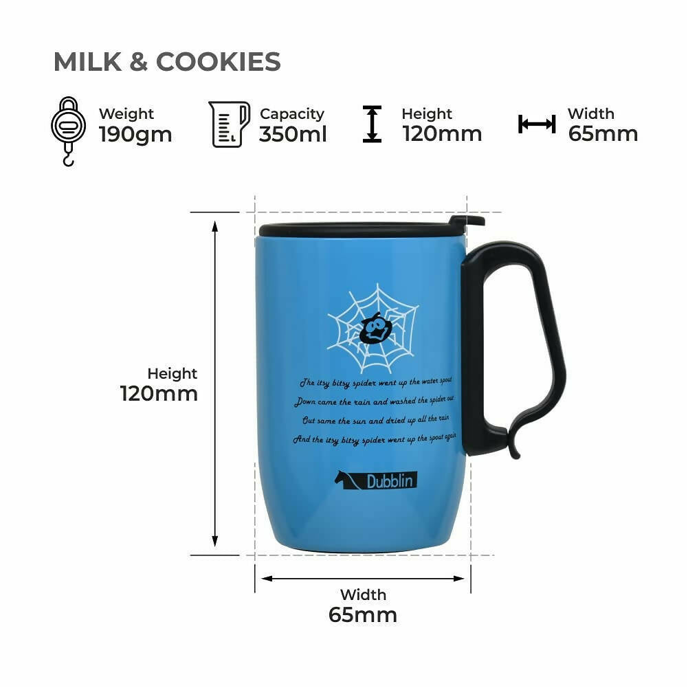 Dubblin Milk & Cookies Stainless Steel Mug