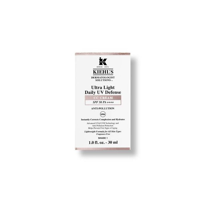 Kiehl's Ultra Light Daily UV Defense CC Cream Sunscreen With SPF 50 PA++++