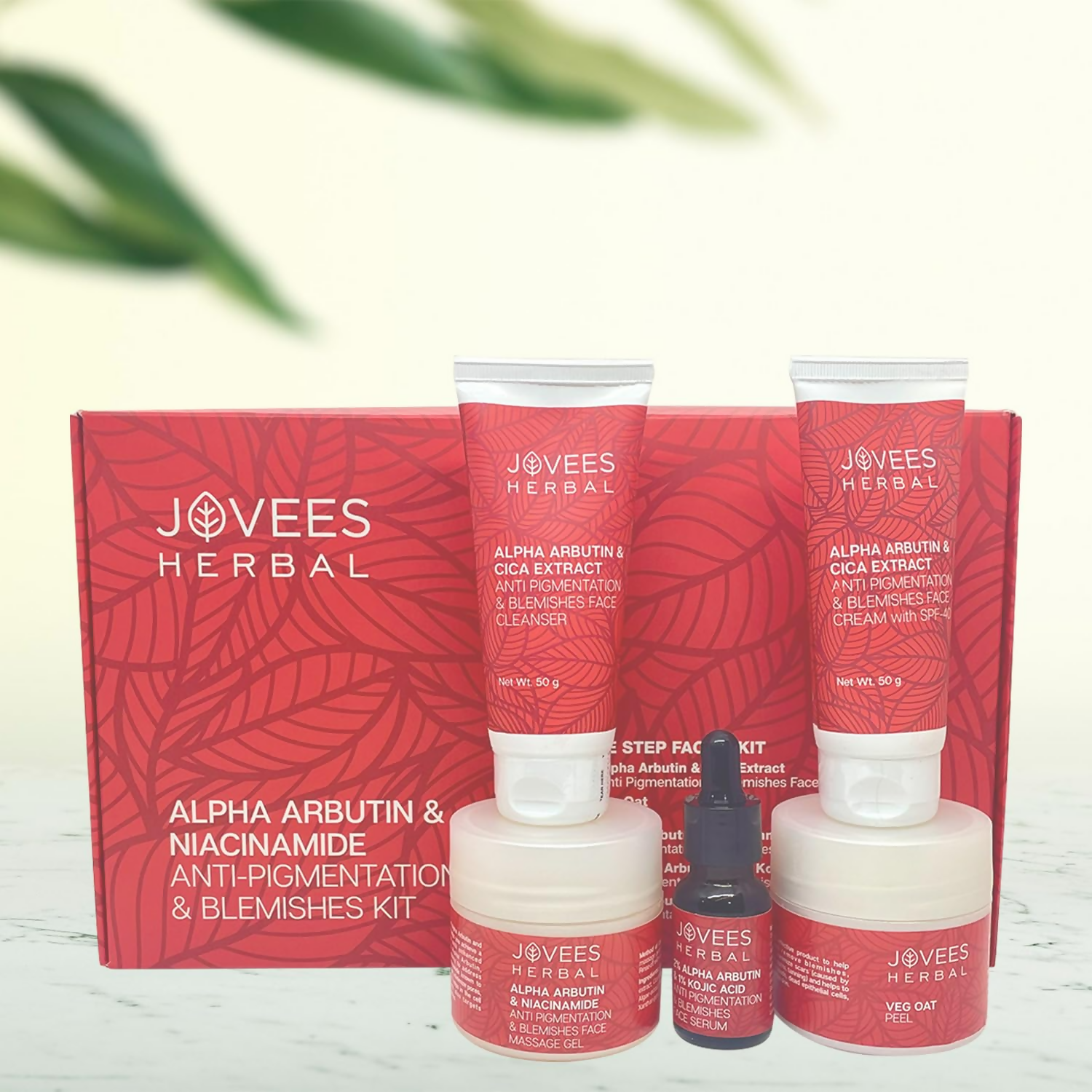 Jovees Alpha Arbutin & Niacinamide Anti Pigmentation & Blemishes Facial Kit