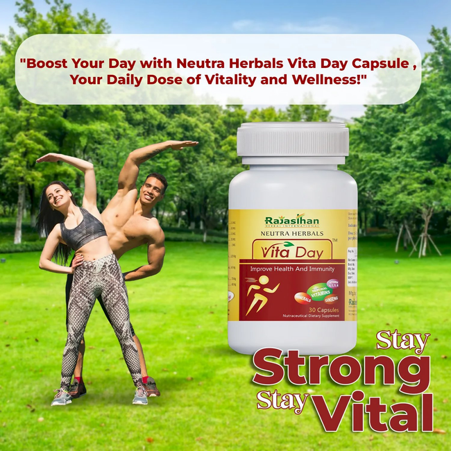 Rajasthan Herbals Neutra Herbals Vita Day Capsules Main Image