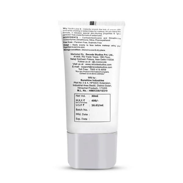 Recode Ace of Base Radiant Face Primer