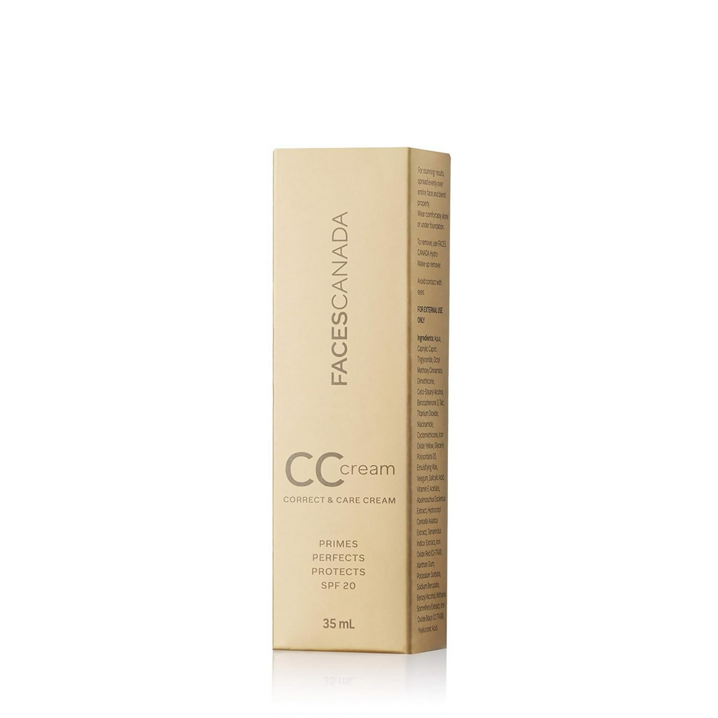 Faces Canada Color Correcting CC Cream with SPF 20 - Natural Hydrates