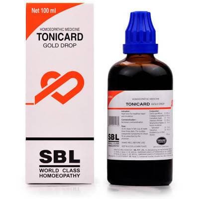 SBL Homeopathy Tonicard Gold Drops Main Image
