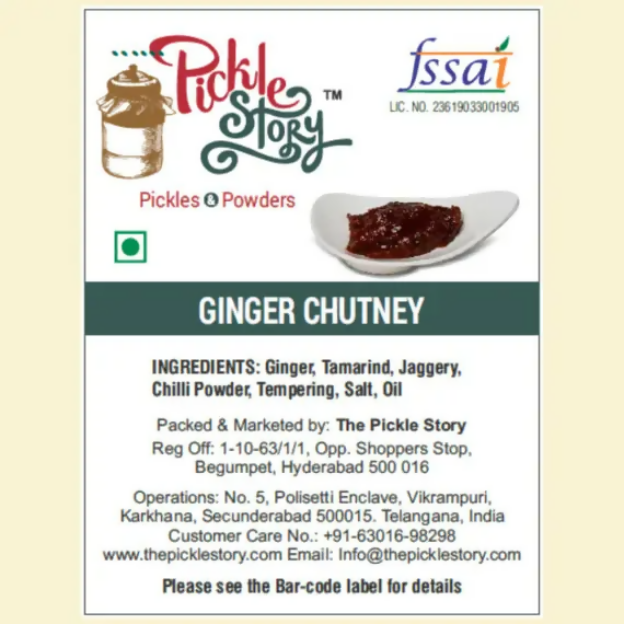 The Pickle Story Ginger Chutney
