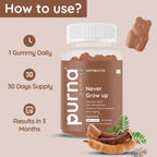 Purna Never Grow Up Glycolic Acid Gummies - Tamarind