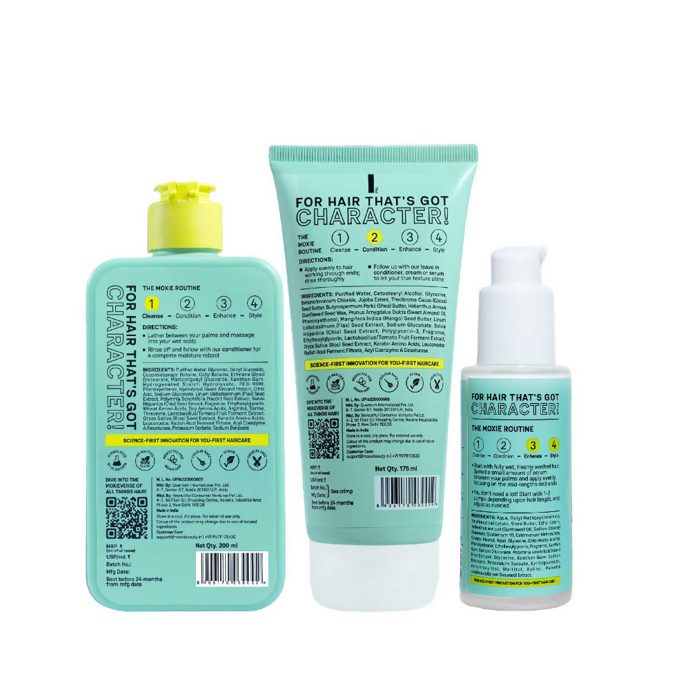 Moxie Beauty Ditch-The-Frizz Trio