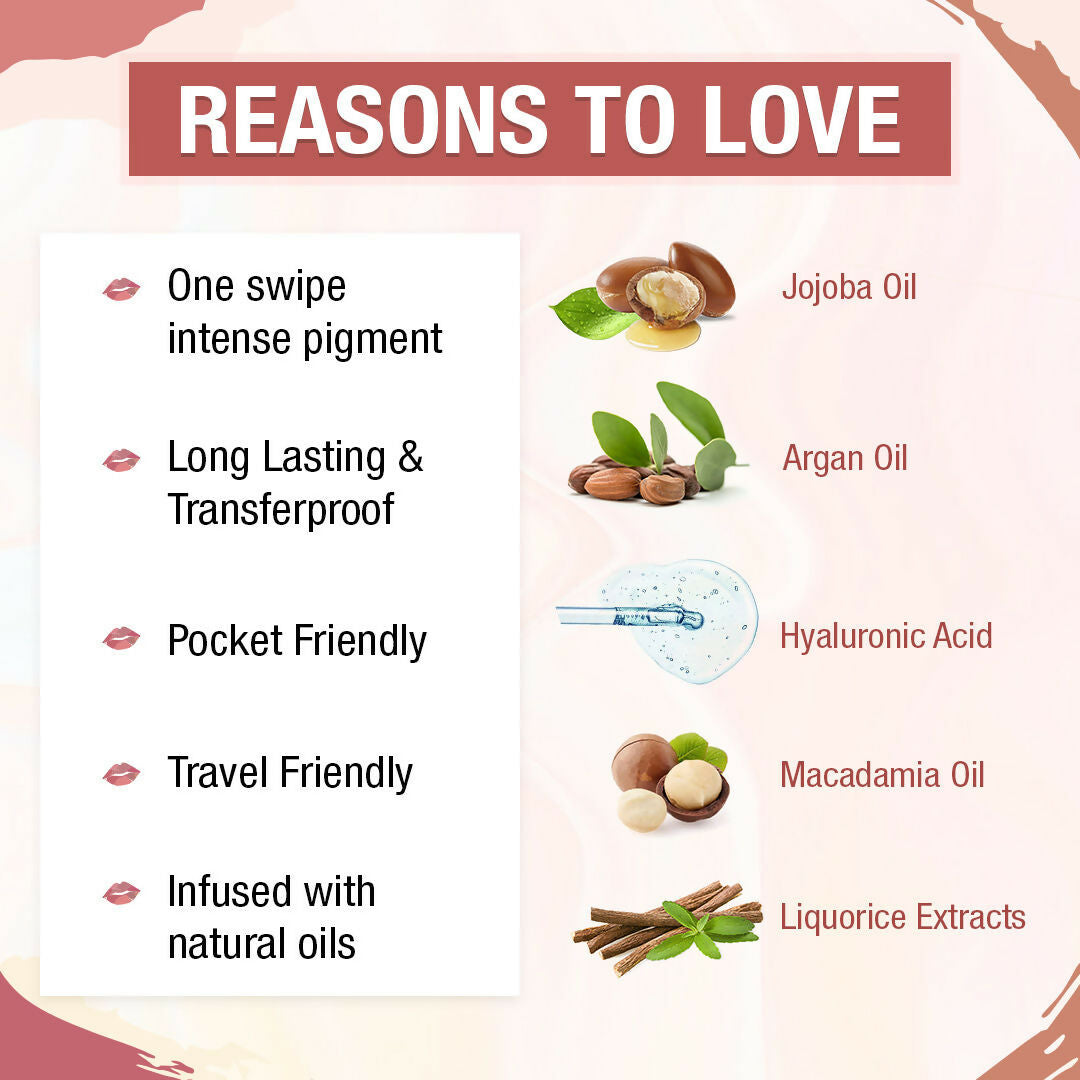 The Natural Wash Matte Velvet Longstay Liquid Mini Lipstick - 02 Spicy Coral