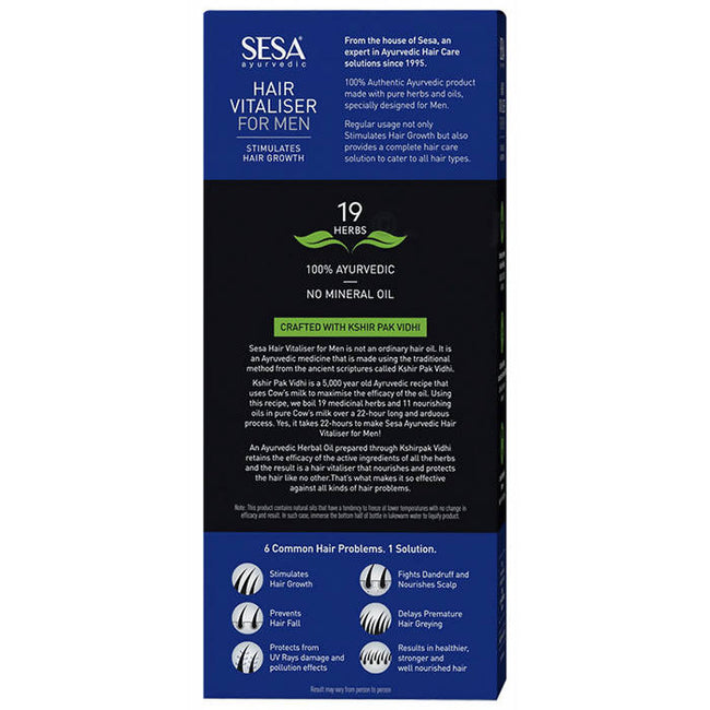 Sesa Ayurvedic Hair Vitaliser for Men Main Image