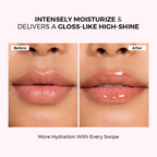 Praush Beauty Pout Cushion Luxe Lip Oil - Bubble Clear