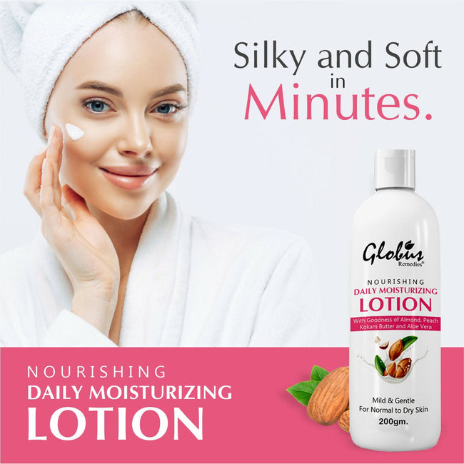 Globus Remedies Nourishing & Daily Moisturizing Body Lotion, For Silky Smooth Skin Main Image