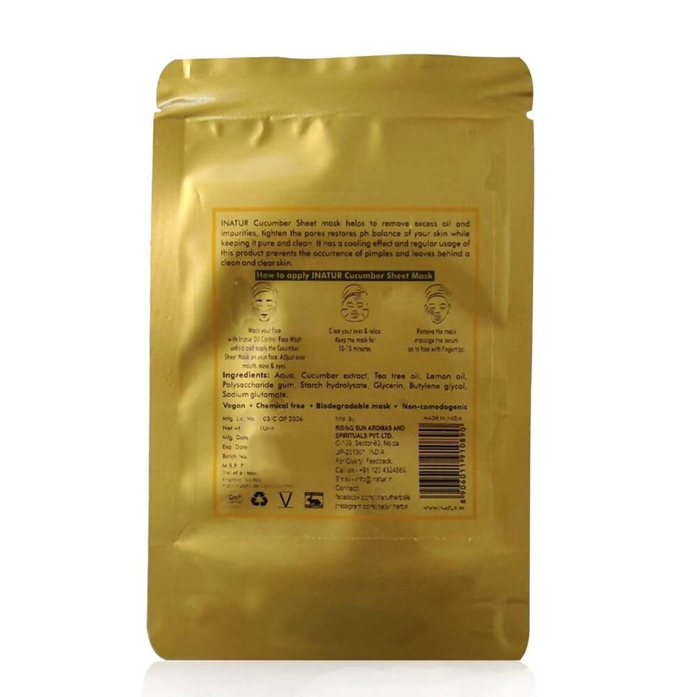 Inatur Cucumber Sheet Mask