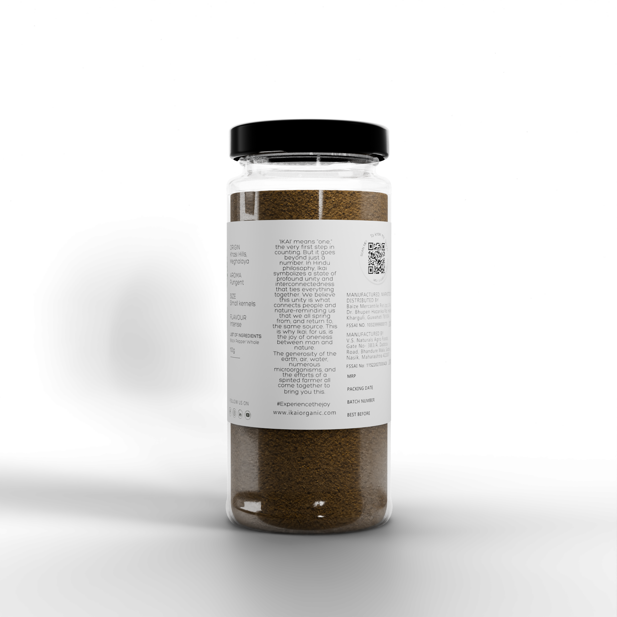 IKAI Natural Black Pepper Whole