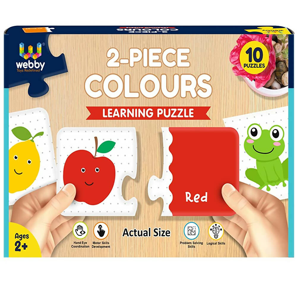 Webby Colors 2 Pieces Learning Pack Jigsaw Puzzle For Kids
