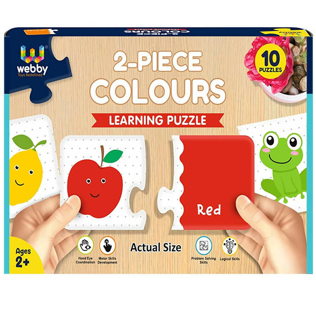 Webby Colors 2 Pieces Learning Pack Jigsaw Puzzle For Kids Hover Image